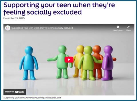 Supporting your Teen