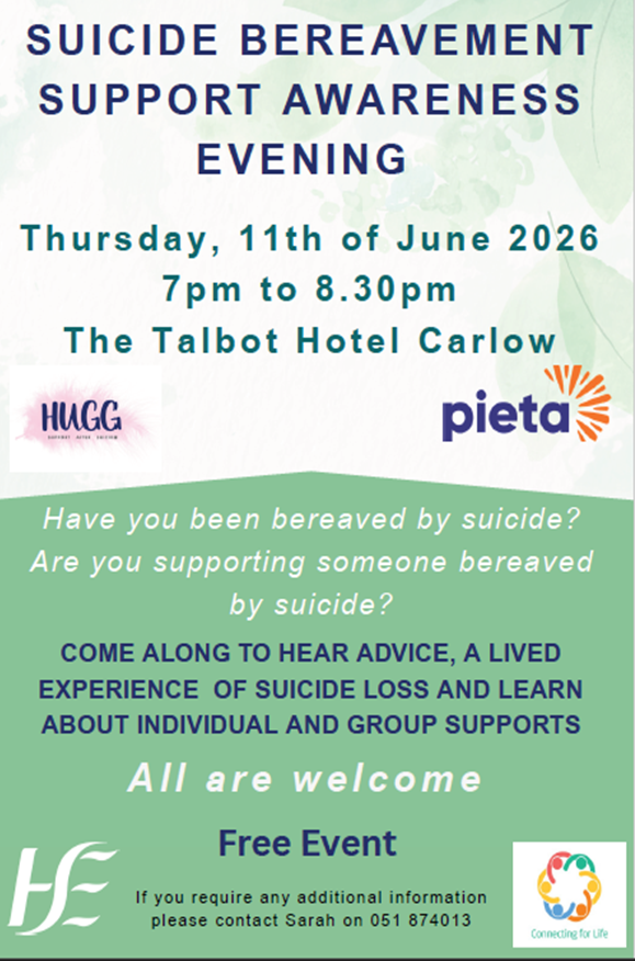 Carlow Suicide Bereavement Awareness Event